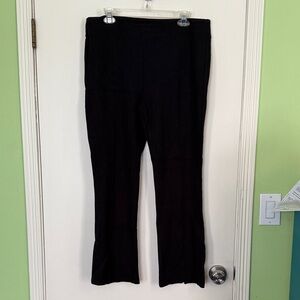Classic Black Women's Pants Kick Flare